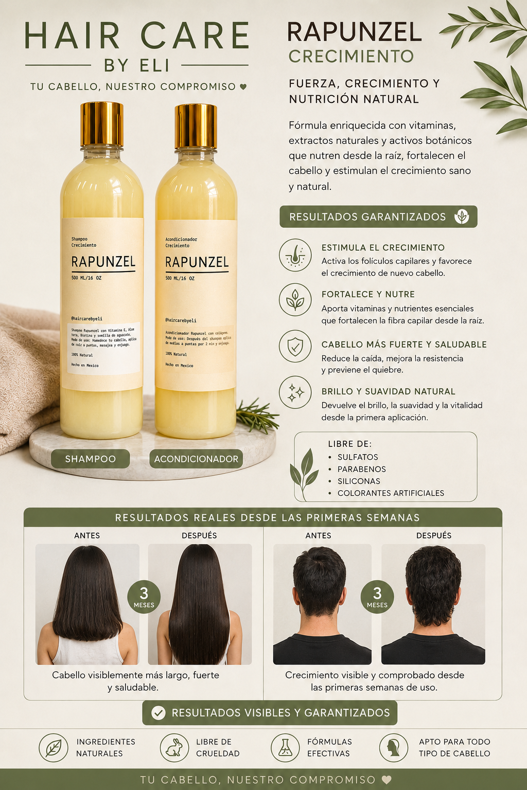 CRECIMIENTO Intenso Shampoo & Conditioner
