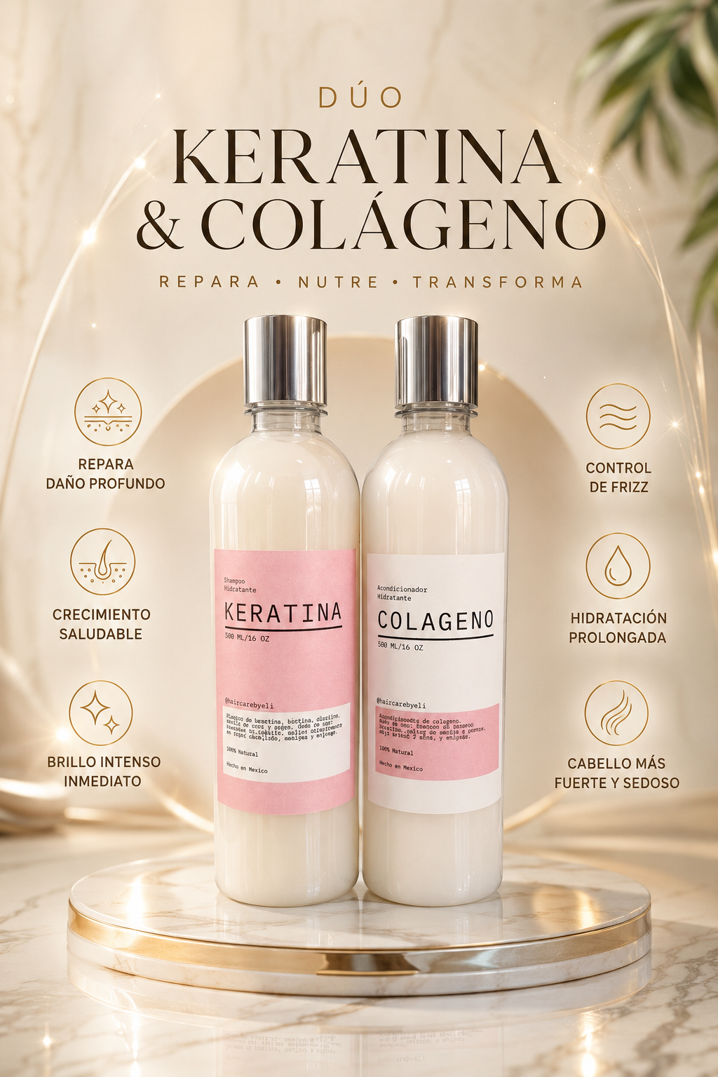 KERATINA Hidratante Shampoo & Conditioner